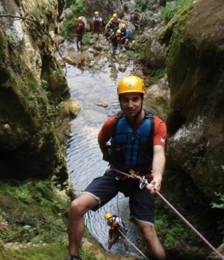 Rappel cañon del Calabozo